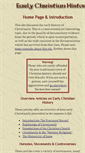 Mobile Screenshot of earlychristianhistory.info